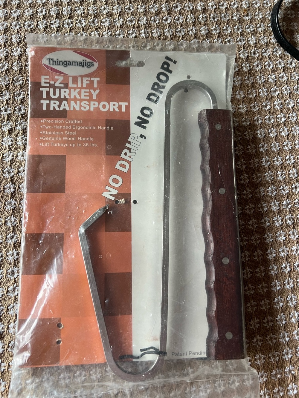 New sealed Thingamajigs E-Z Lift Turkey Transport